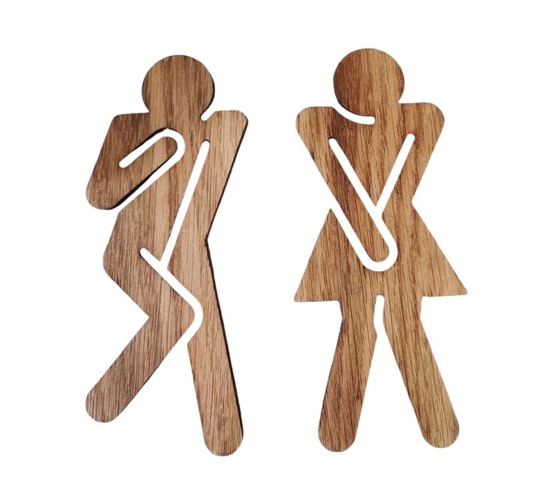 Toilettenpärchen