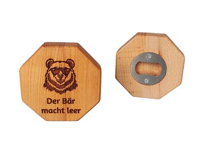 Flaschenöffner "Der Bär macht leer"