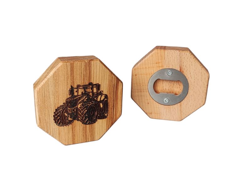 Flaschenöffner &quot;Traktor&quot; Lasergravur