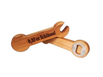 Flaschenöffner Schraubenschlüssel "0,33er Schlüssel"