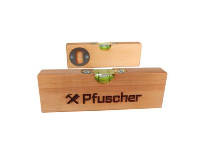 Flaschenöffner Wasserwaage "Pfuscher"