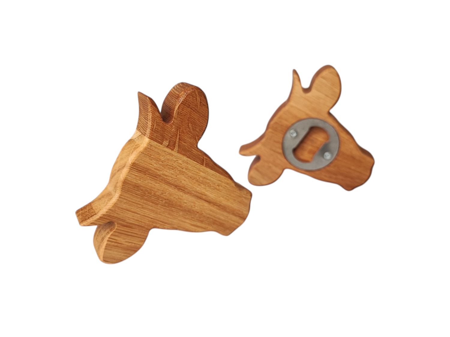 Flaschenöffner &quot;Kuh&quot; Eiche