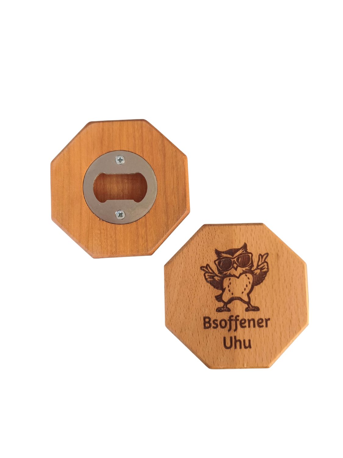 Flaschenöffner "Besoffener Uhu"
