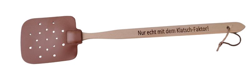Fliegenklatsche "Nur echt mit dem Klatsch-Faktor"