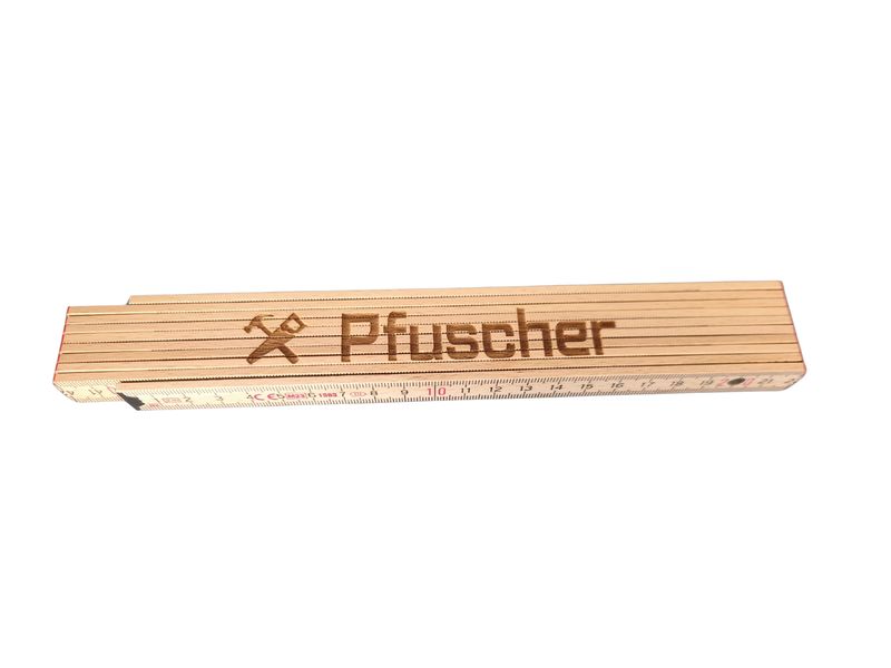 Holzmeterstab "Pfuscher"