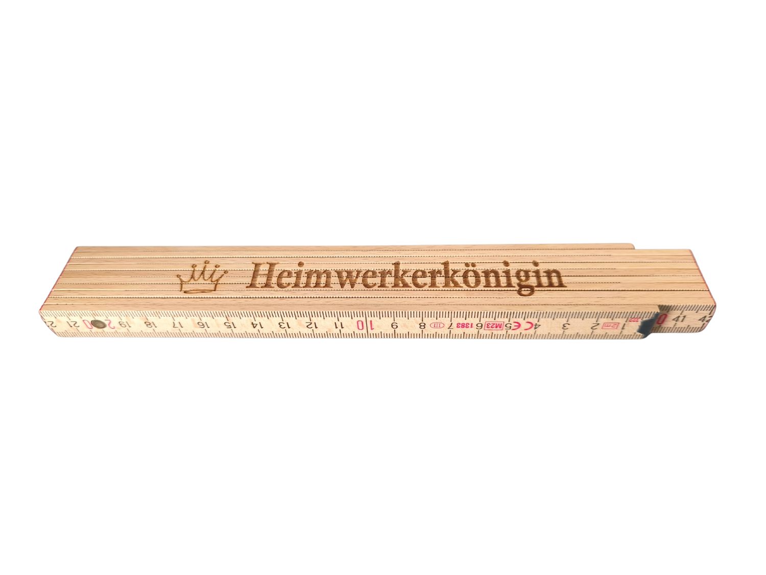 Holzmeterstab "Heimwerkerkönigin"