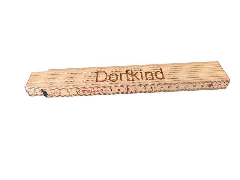 Holzmeterstab "Dorfkind"
