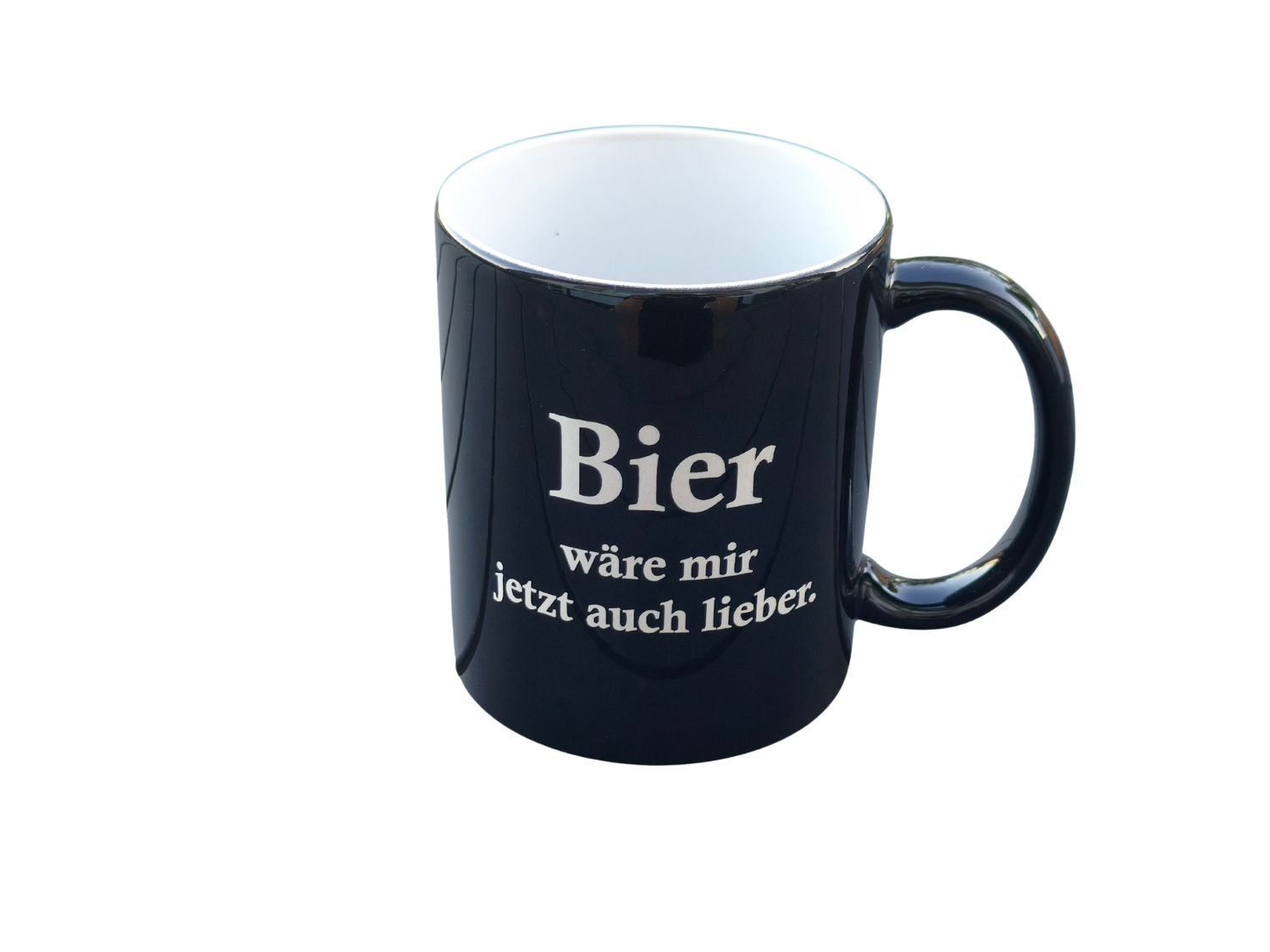 Tasse "Bier wäre mir jetzt auch lieber"