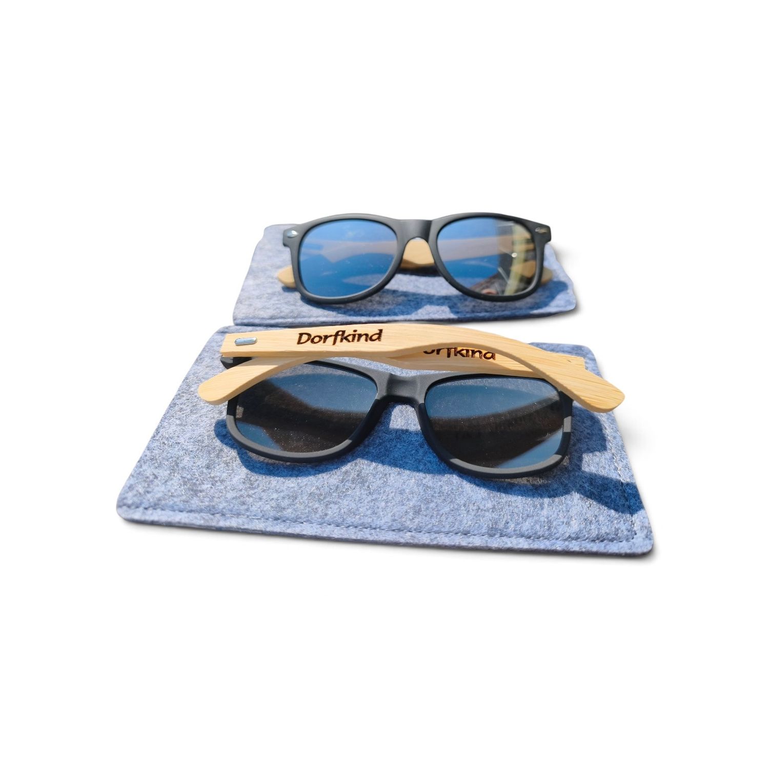Sonnenbrille grau "Dorfkind"