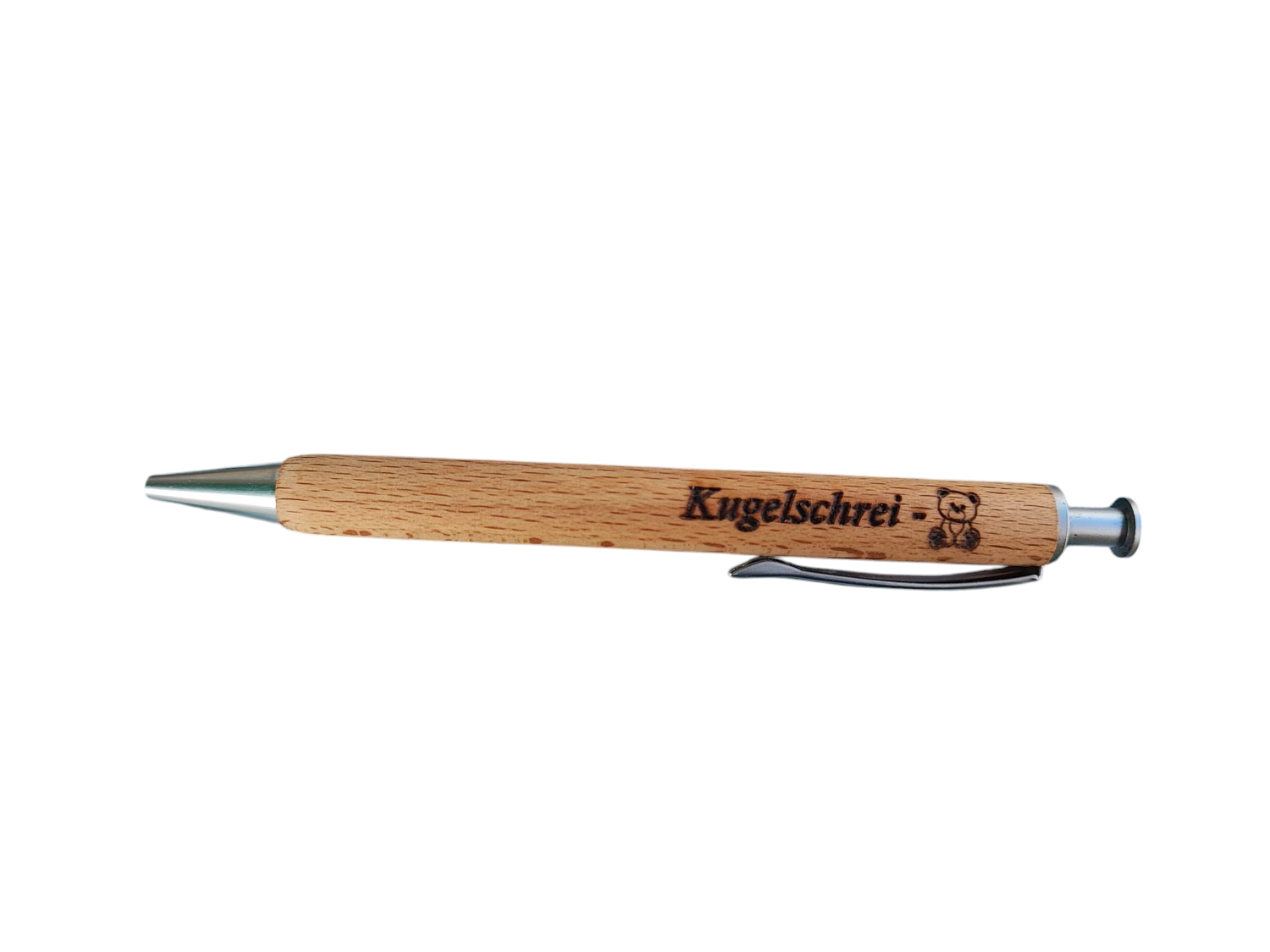 Kugelschreiber aus Buche "Kugelschreibär"