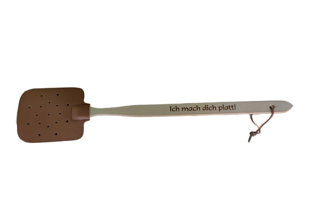 Fliegenklatsche "Ich mach dich platt"