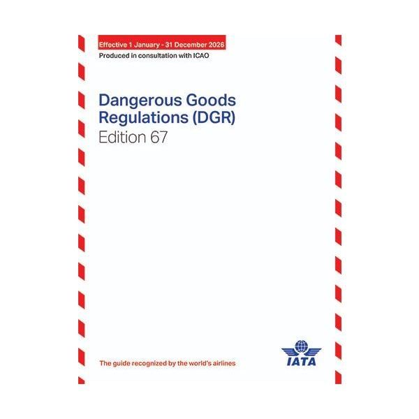 2026 IATA DGR 67th Edition – Perfect Bound (English) 2026 IATA DGR 67th Edition – Perfect Bound (English)