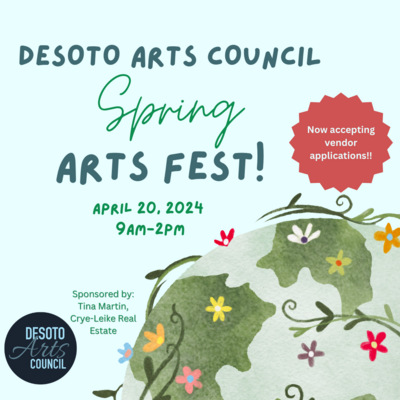 DeSoto Arts Festival Booth Fee