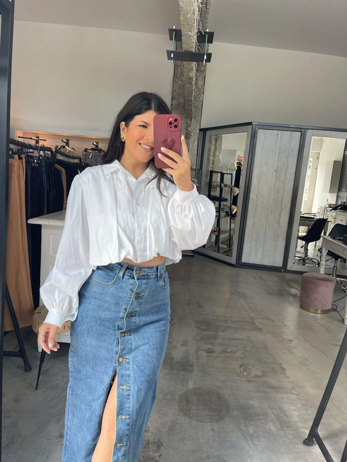 CROPPED PUFFED SHIRT