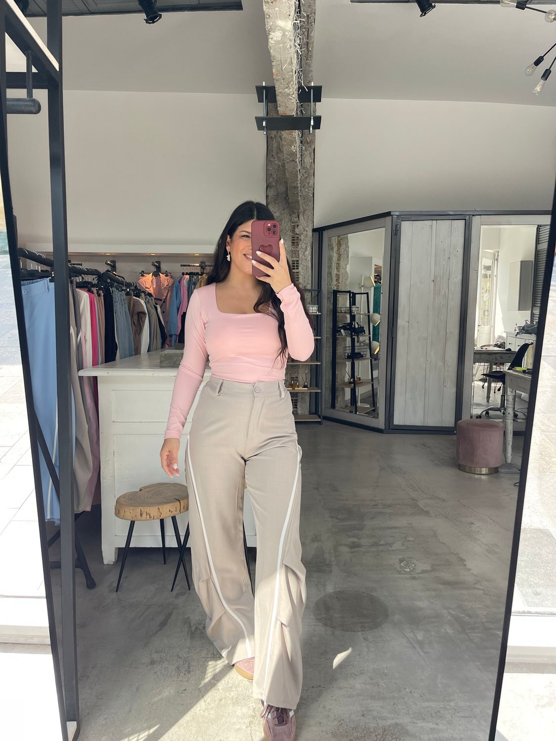 JENNA BARREL WIDE PANTS