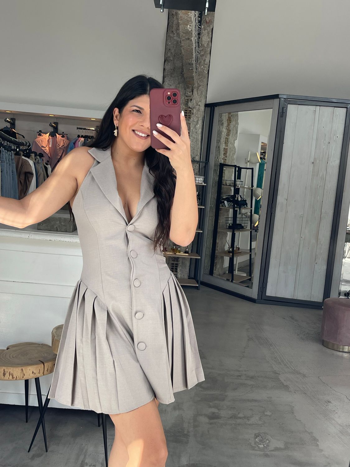 EMILY COLLAR DRESS