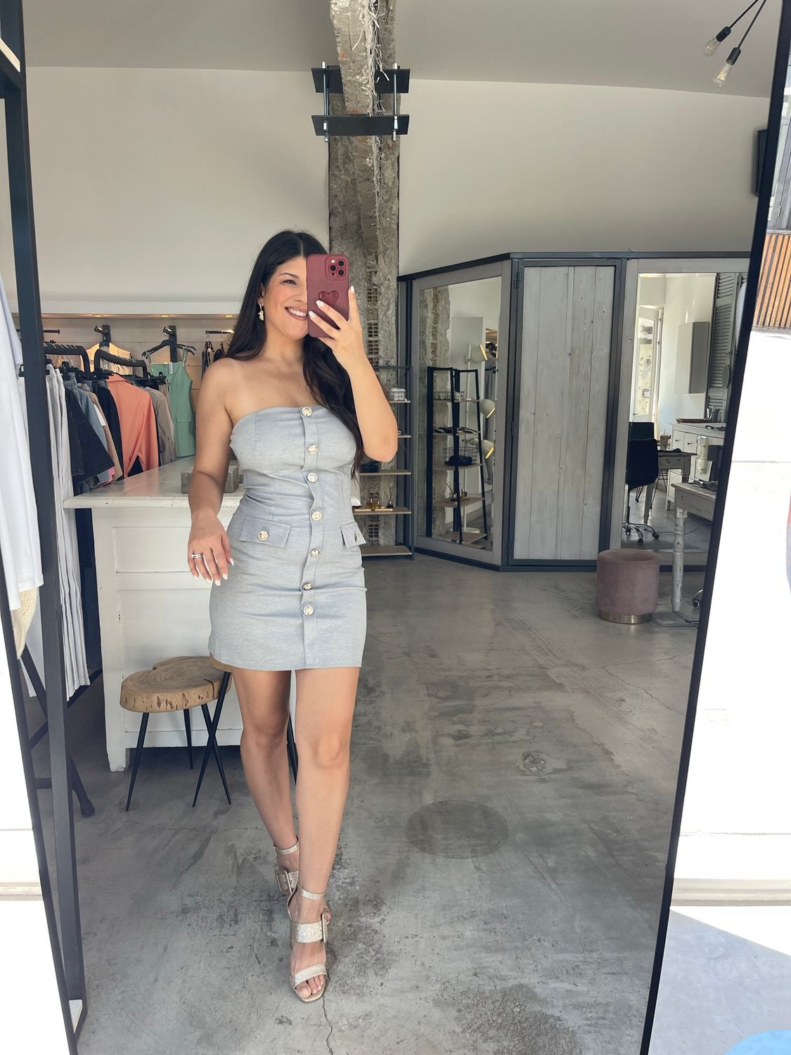 ISLA STRAPLESS DRESS