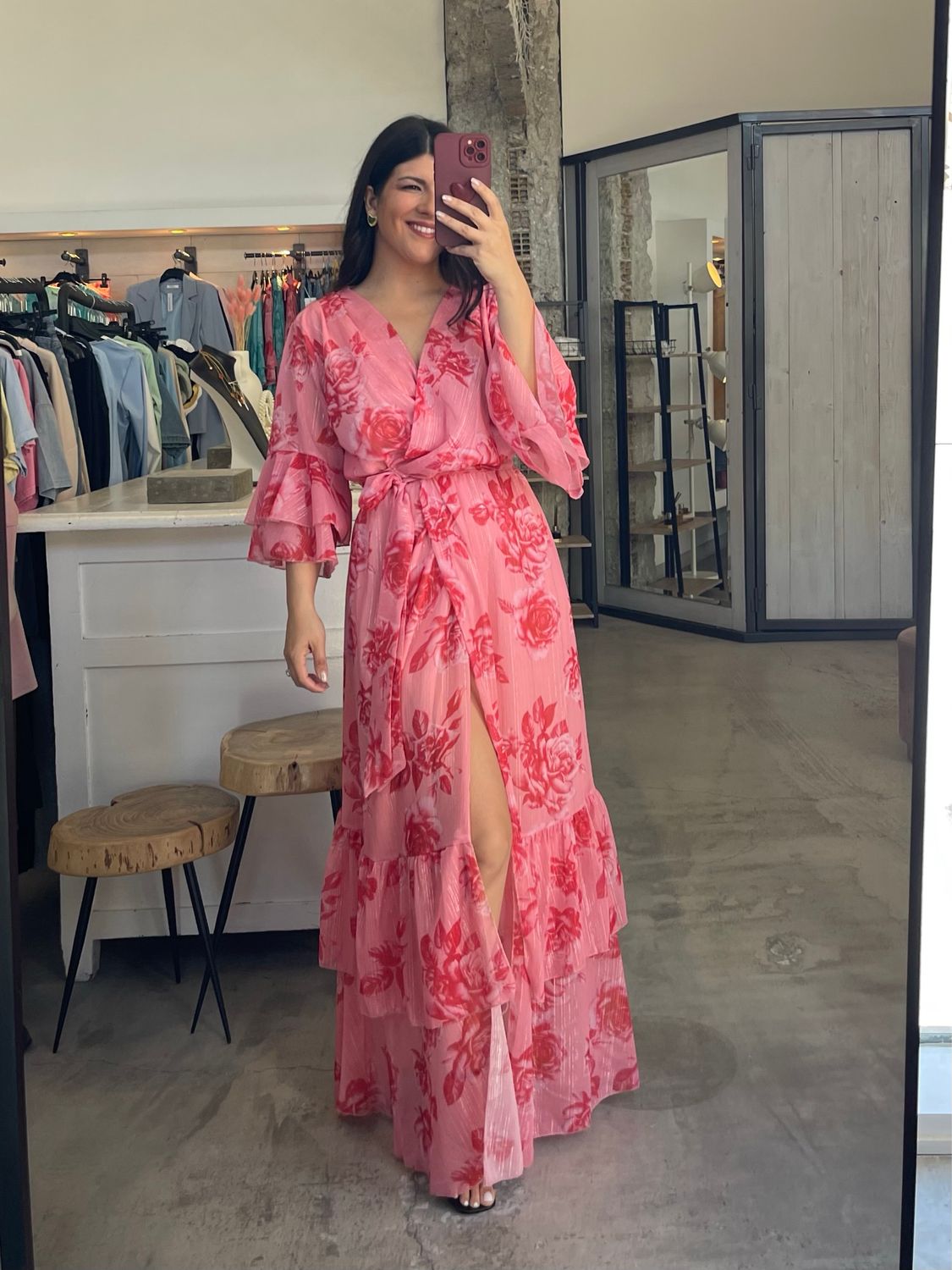 JASMINE WRAP MAXI DRESS