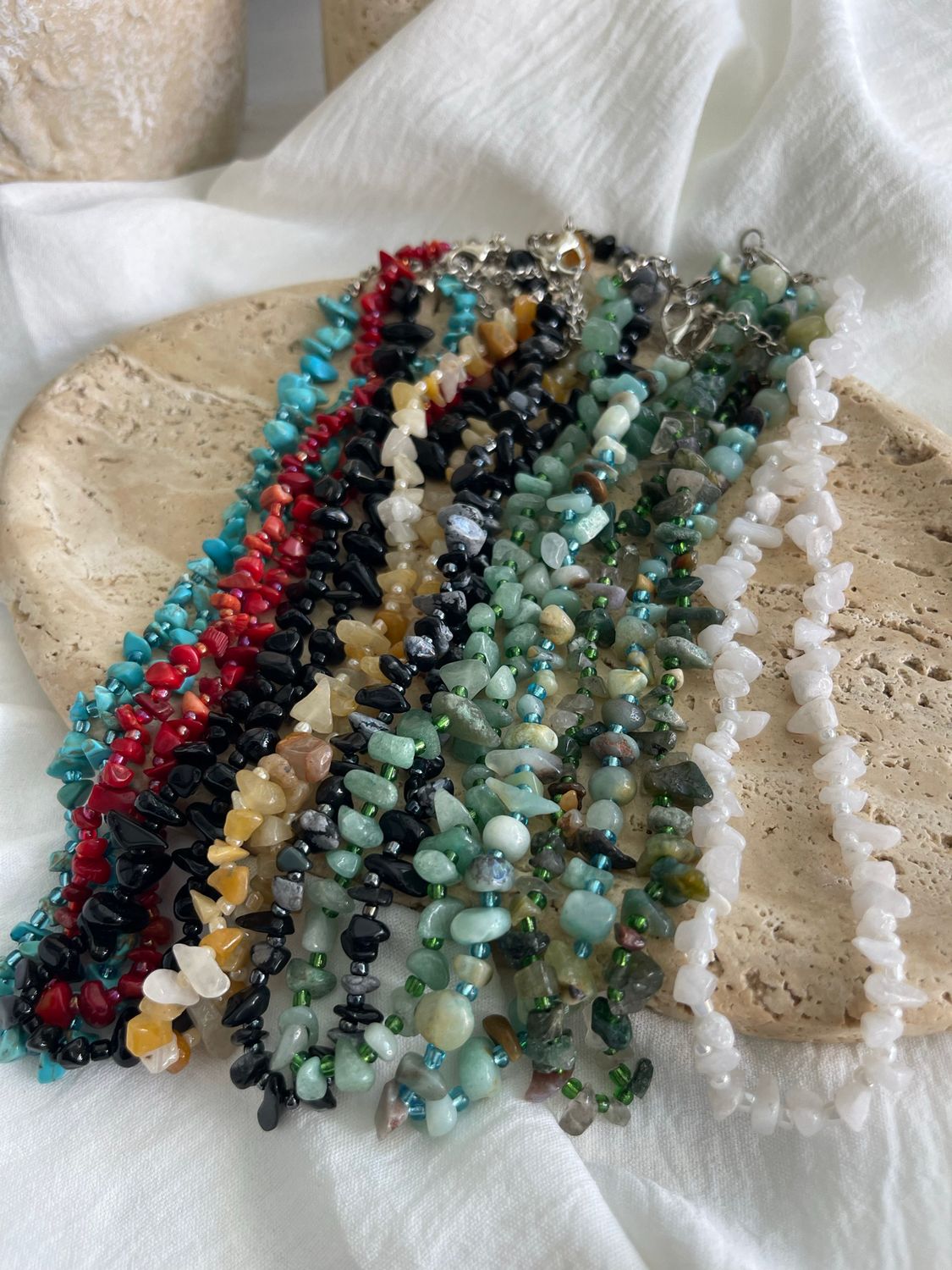 REAL STONE NECKLACE