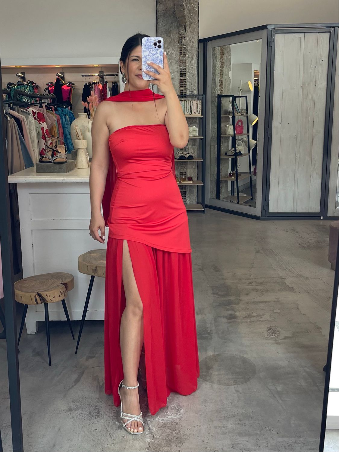 LAVINIA STRAPLESS MAXI DRESS