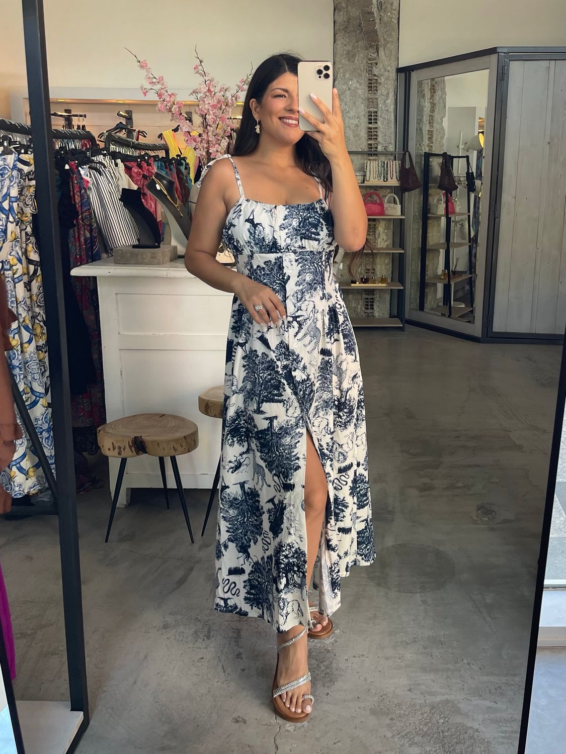 ITALIAN PRINTED DRESS