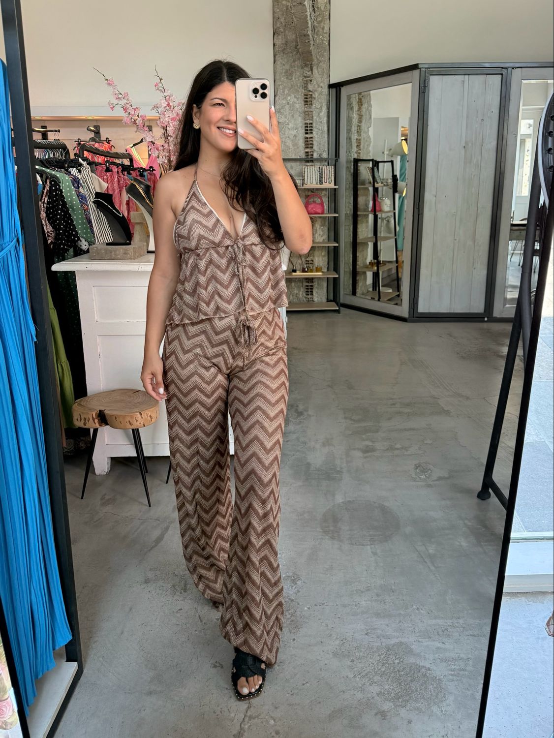 KNITTED GOLDEN SET