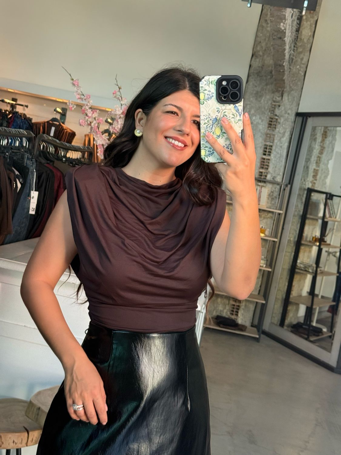 SANNI PADDED TOP
