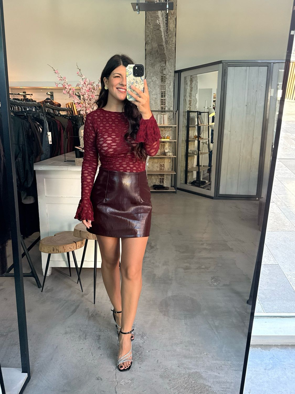 VINYL SKIRT