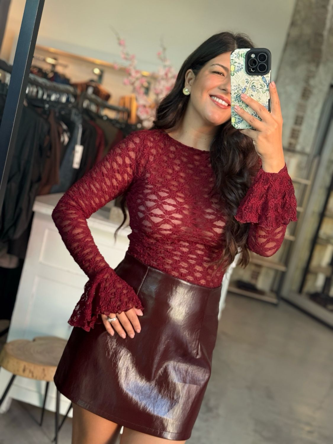 MILLY LACE TOP