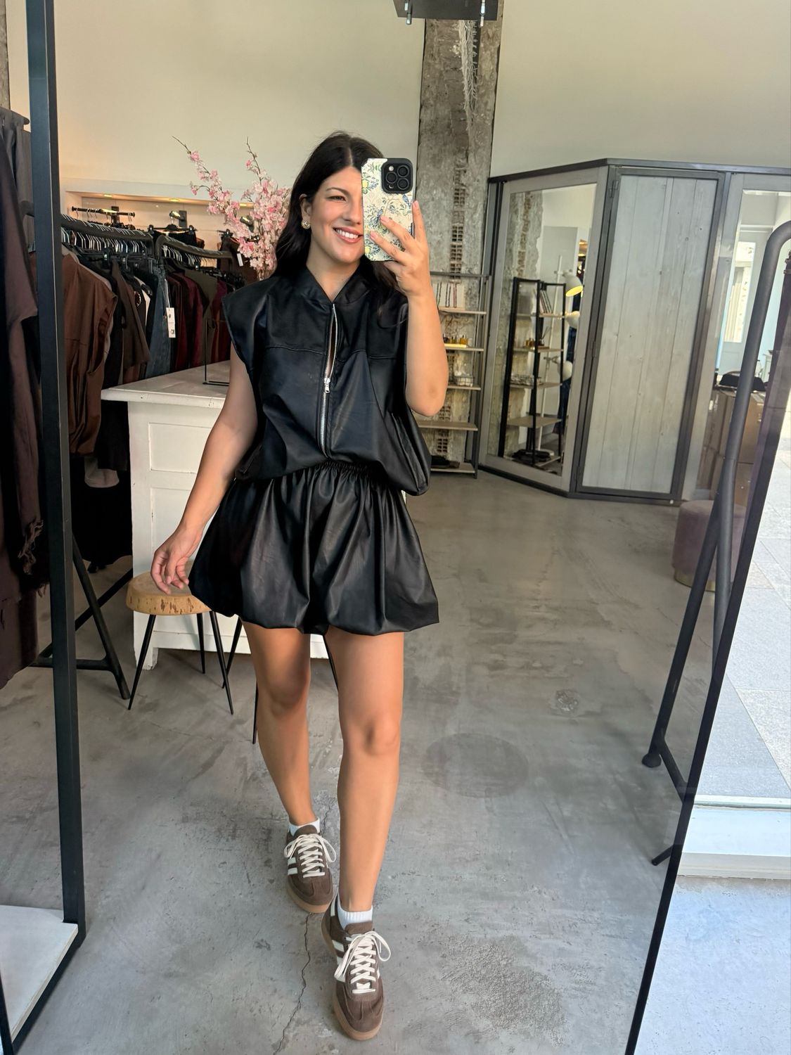 ABELINE FAUX LEATHER SET