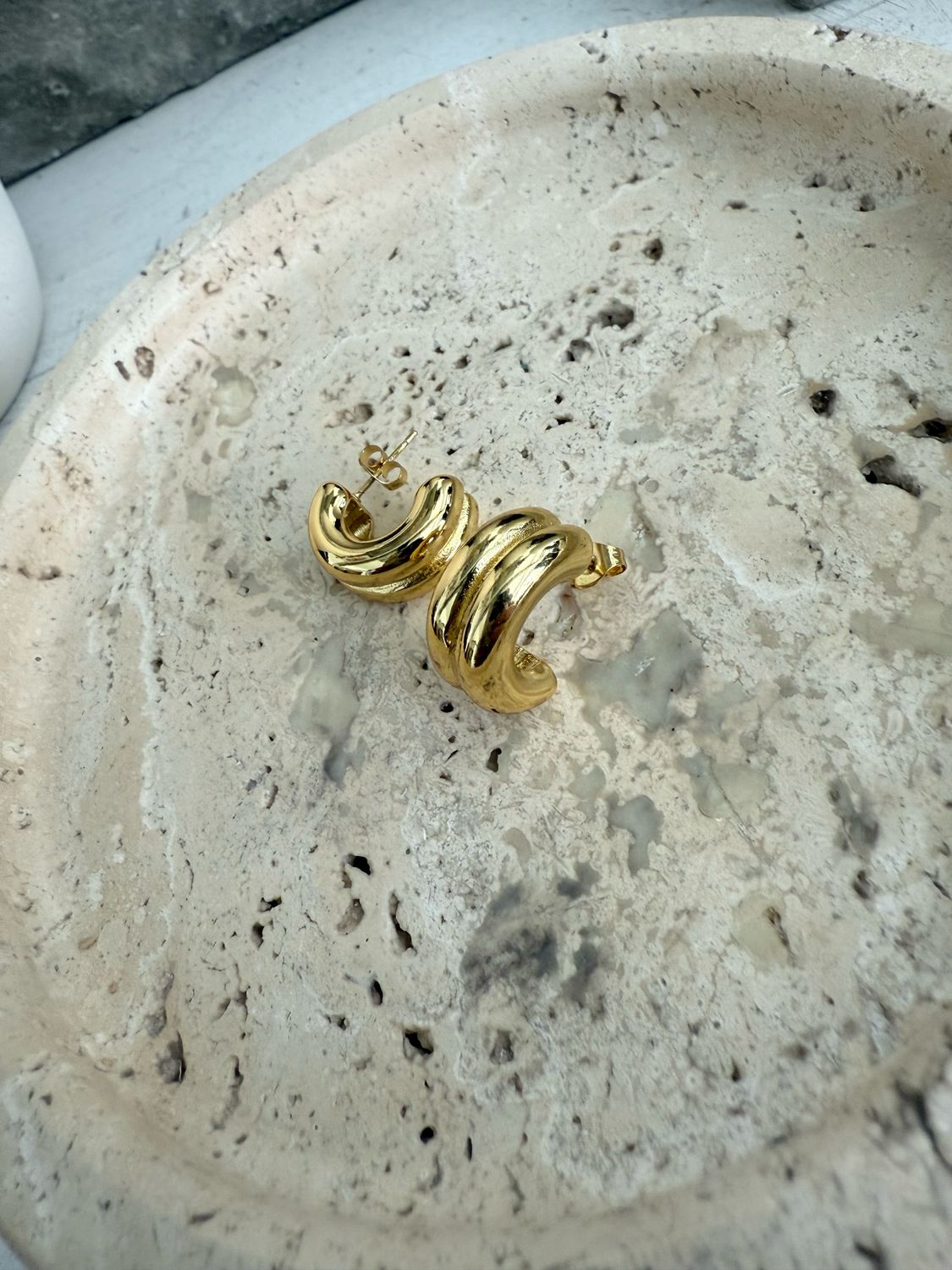 DOUBLE MINI HOOPS EARRINGS