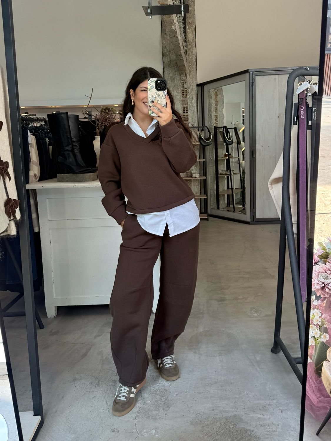 KIARA TRACKSUIT BARREL PANTS
