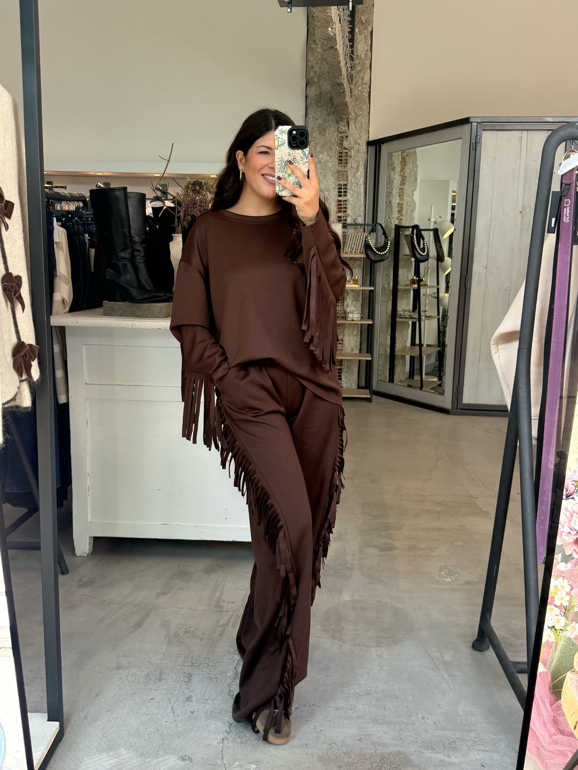 FRINGE TRACKSUIT SET