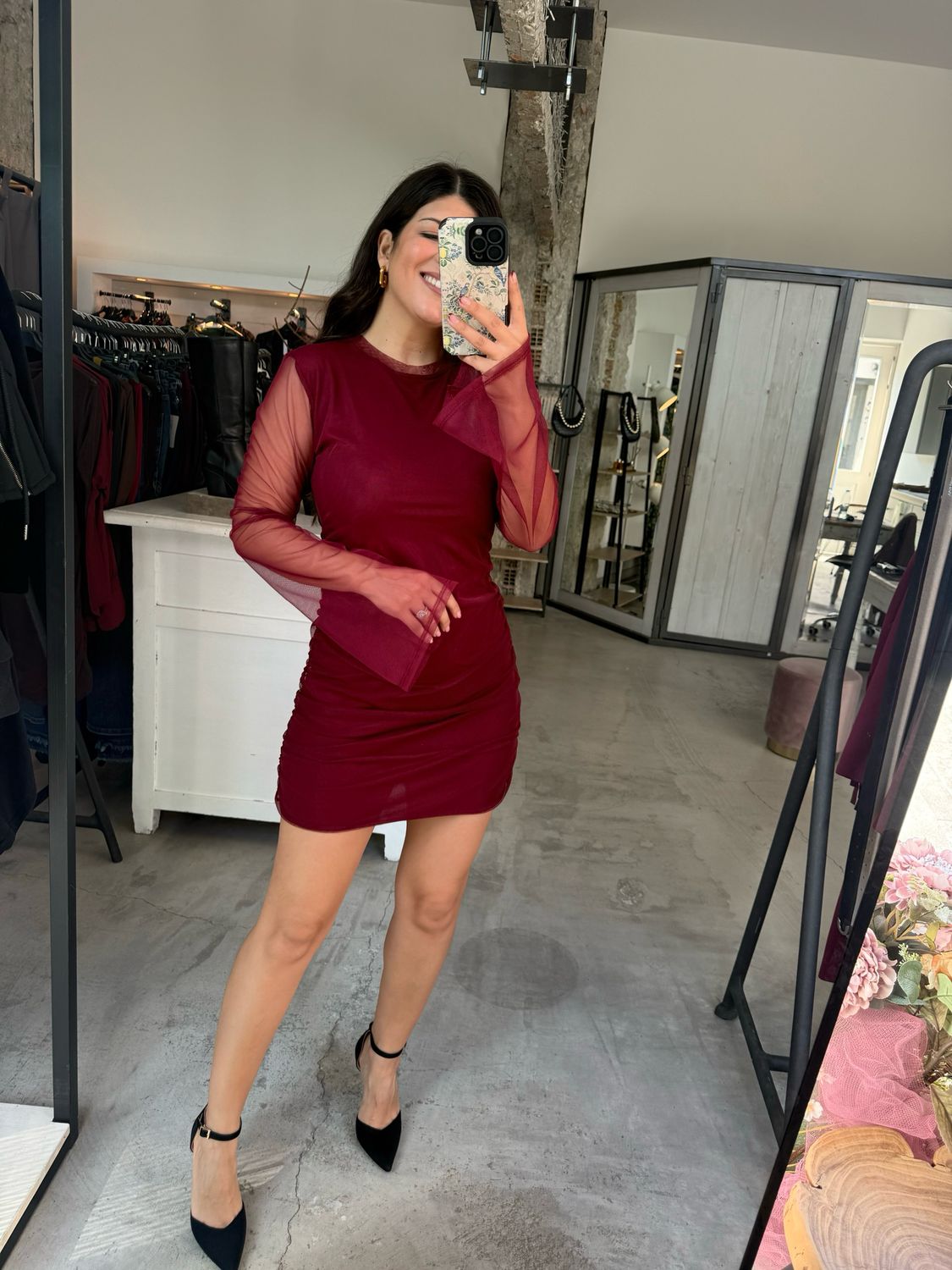 SILLY MINI MESH DRESS