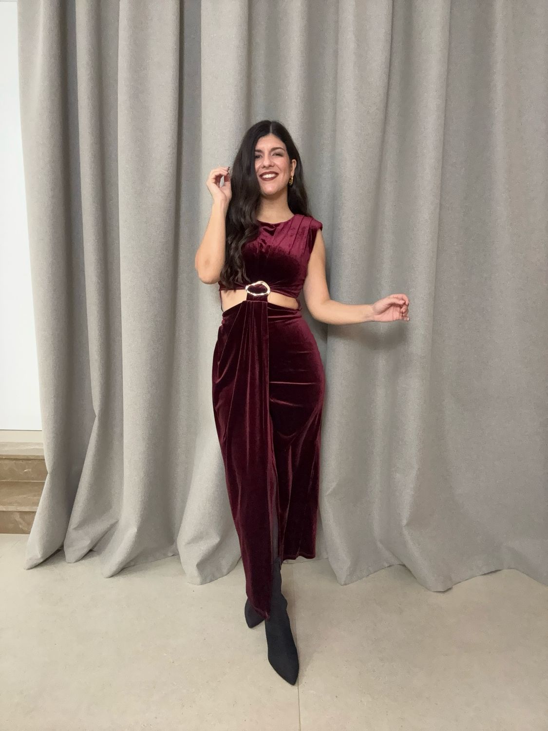 NOELLE VELVET DRESS