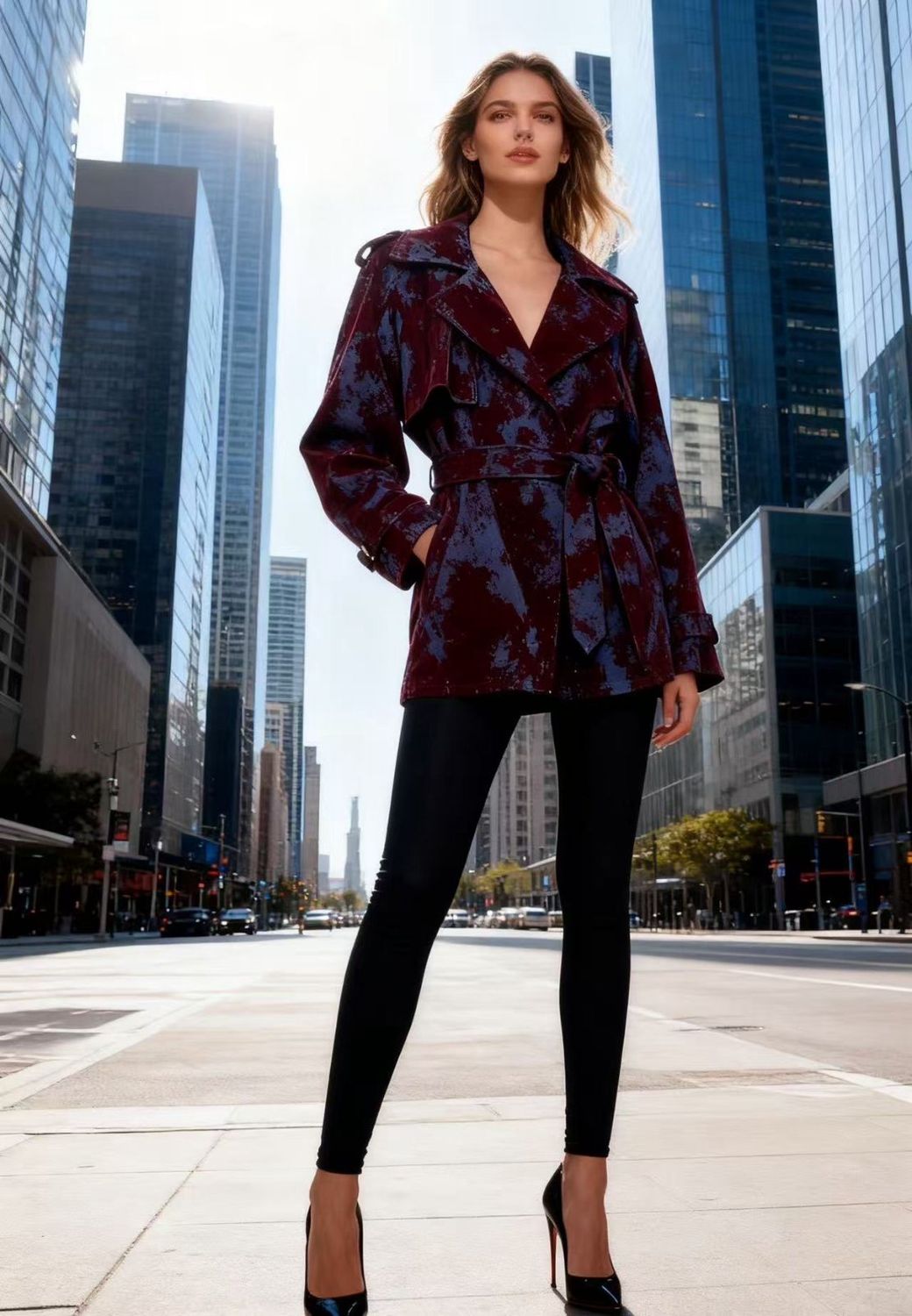 GLORIA JEAN/VELVET BLAZER