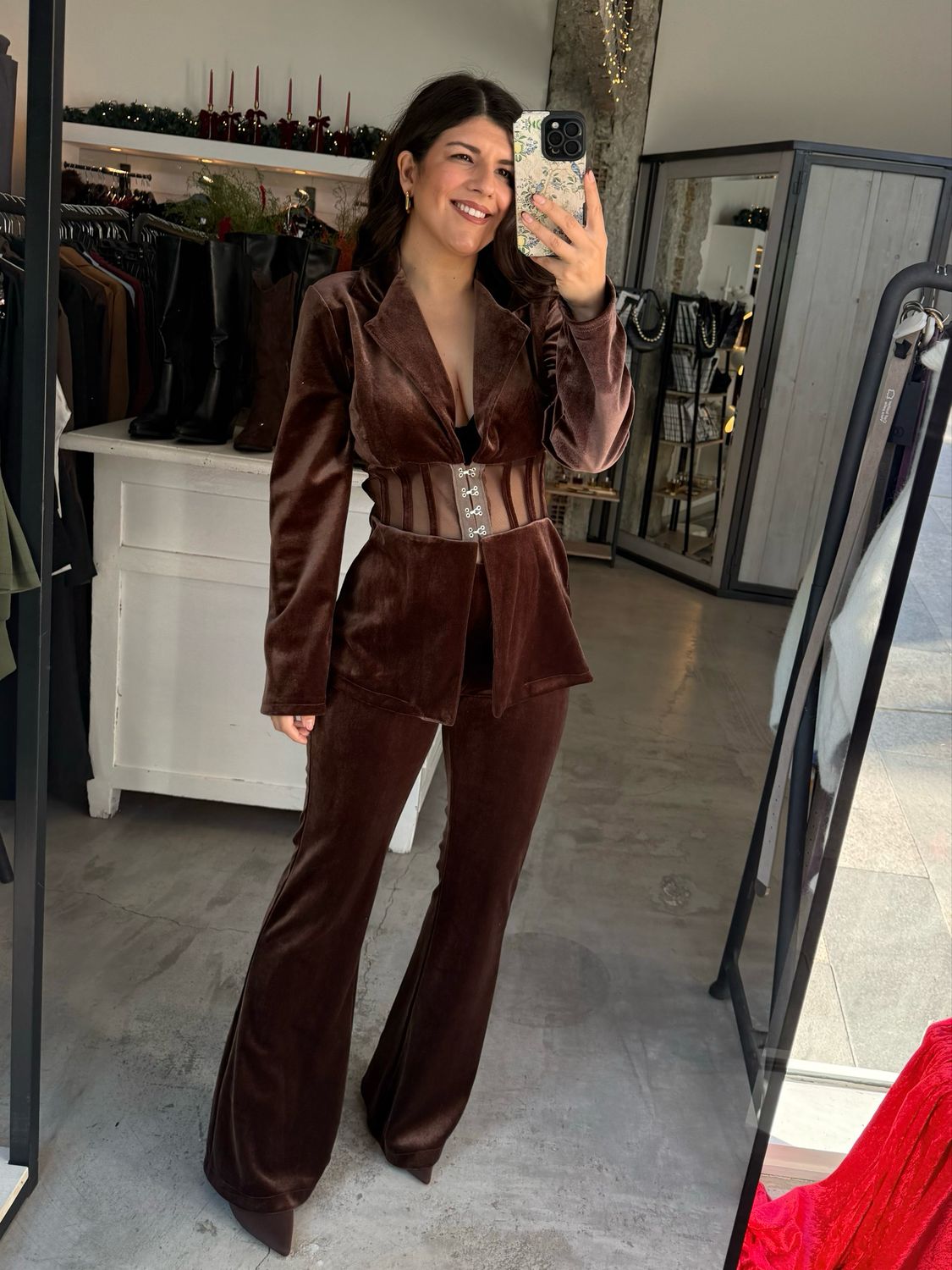 ALBA VELVET SUIT