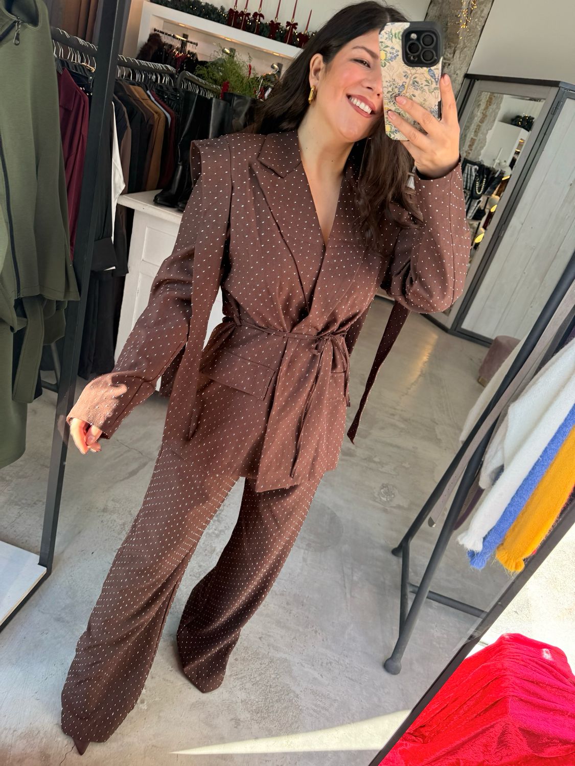 SHINNY RHINESTONE SUITS