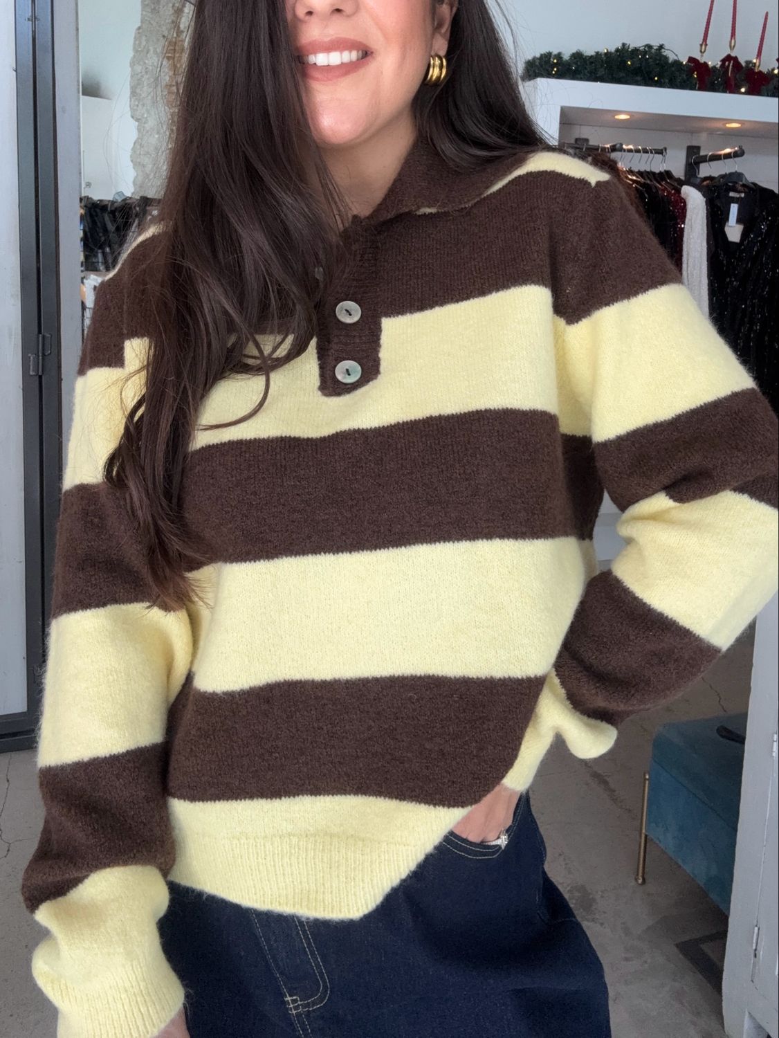 SEMELI STRIPED KNIT