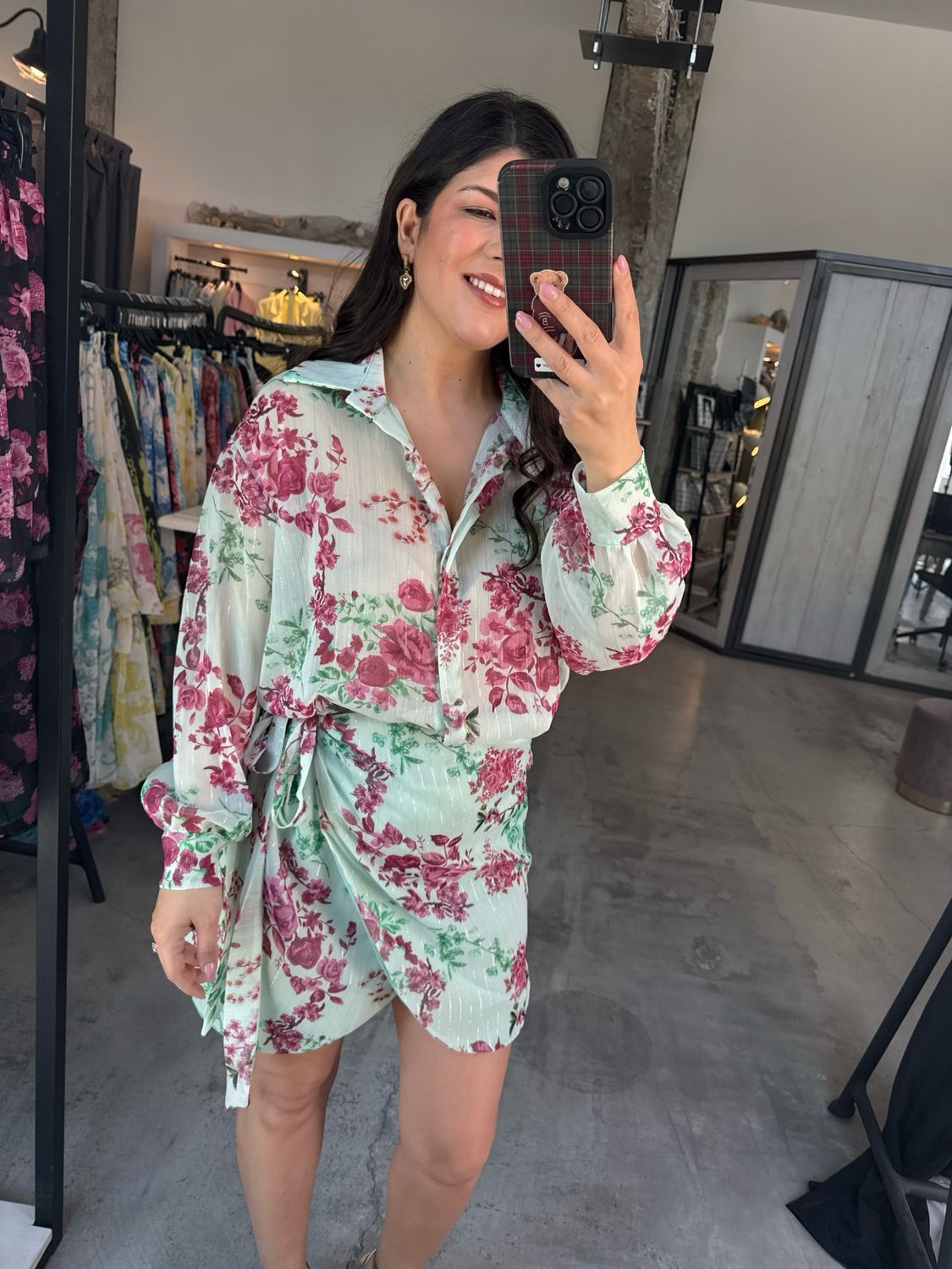 ELARA FLORAL SHIRT SET