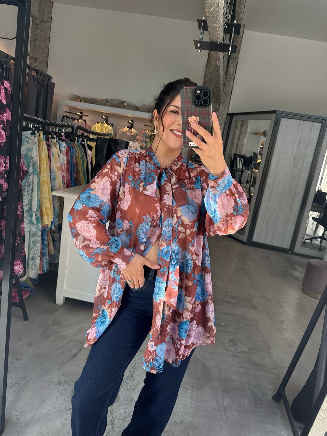 ELORIA FLORAL OVERSIZED SHIRT