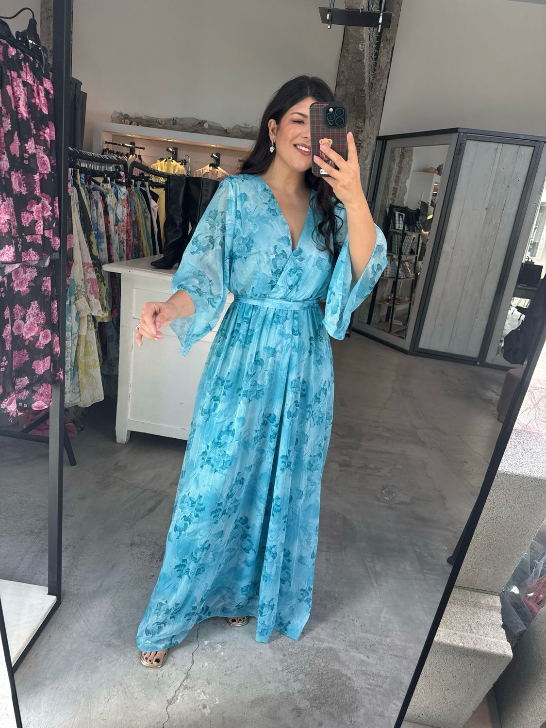 ORIELLE FLORAL MAXI DRESS