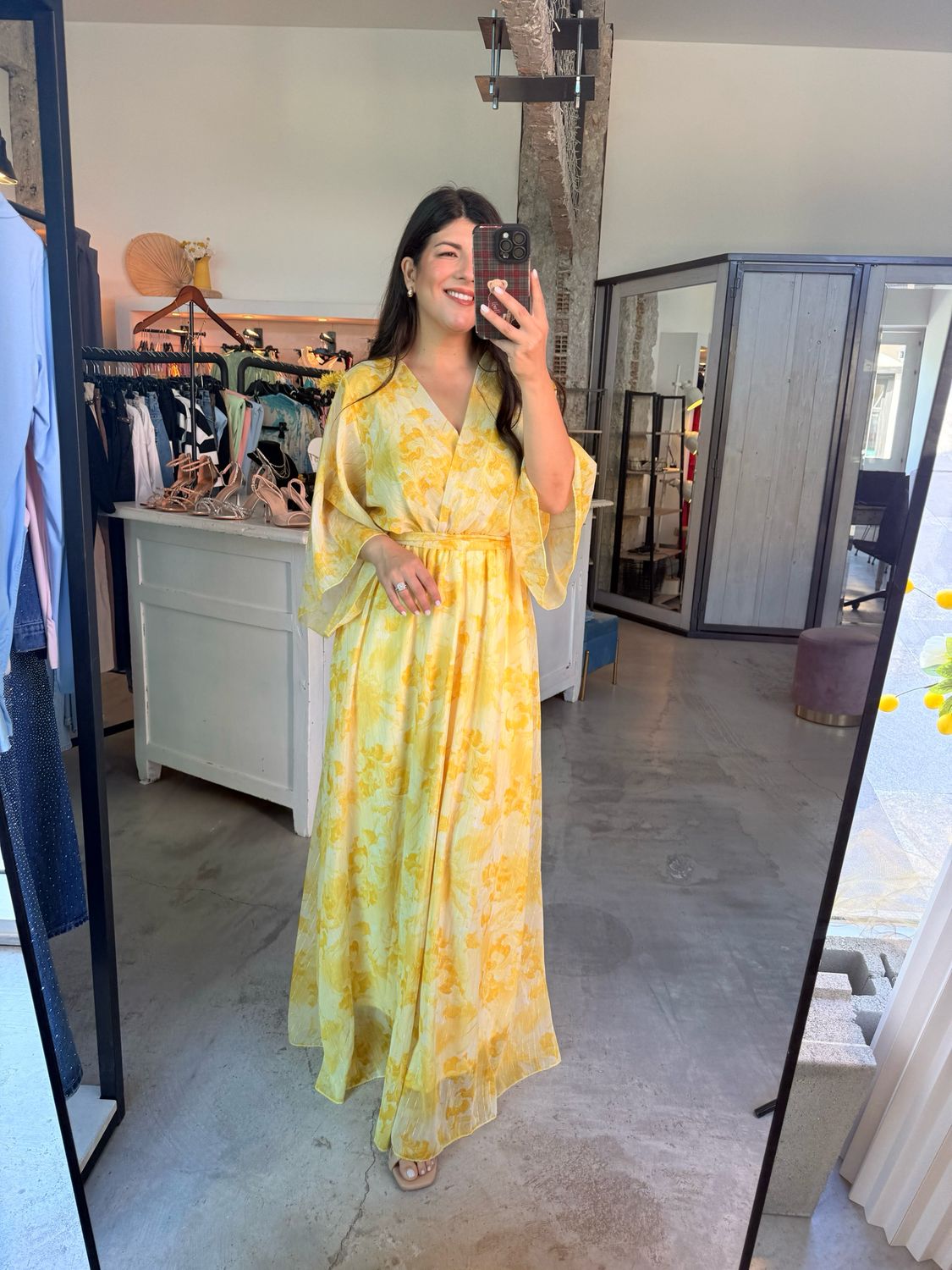 ORIELLE FLORAL MAXI DRESS