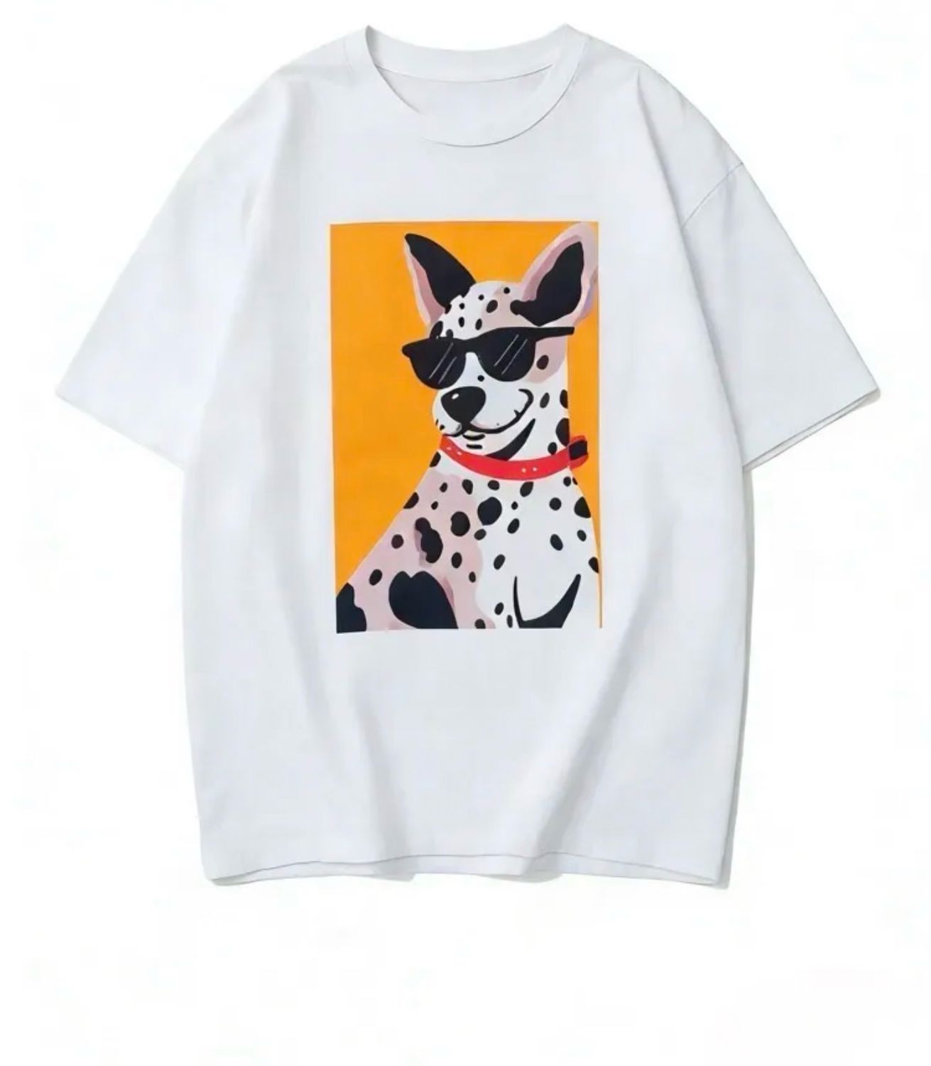 DOG WITH SUNNIES TSHIRT