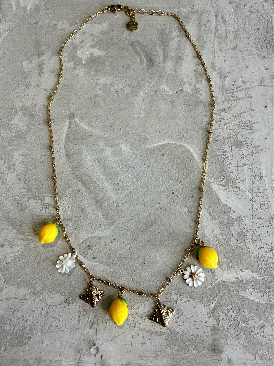 LEMONS CHARMS NECKLACE