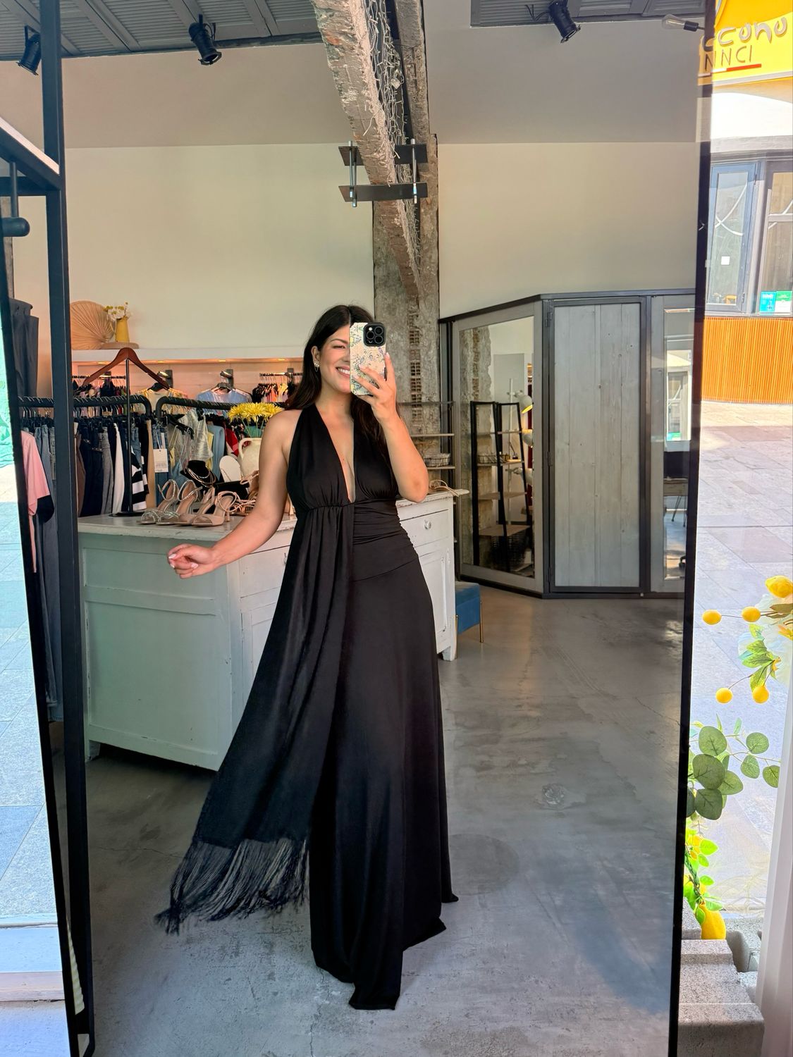 EMMA LYCRA MAXI DRESS