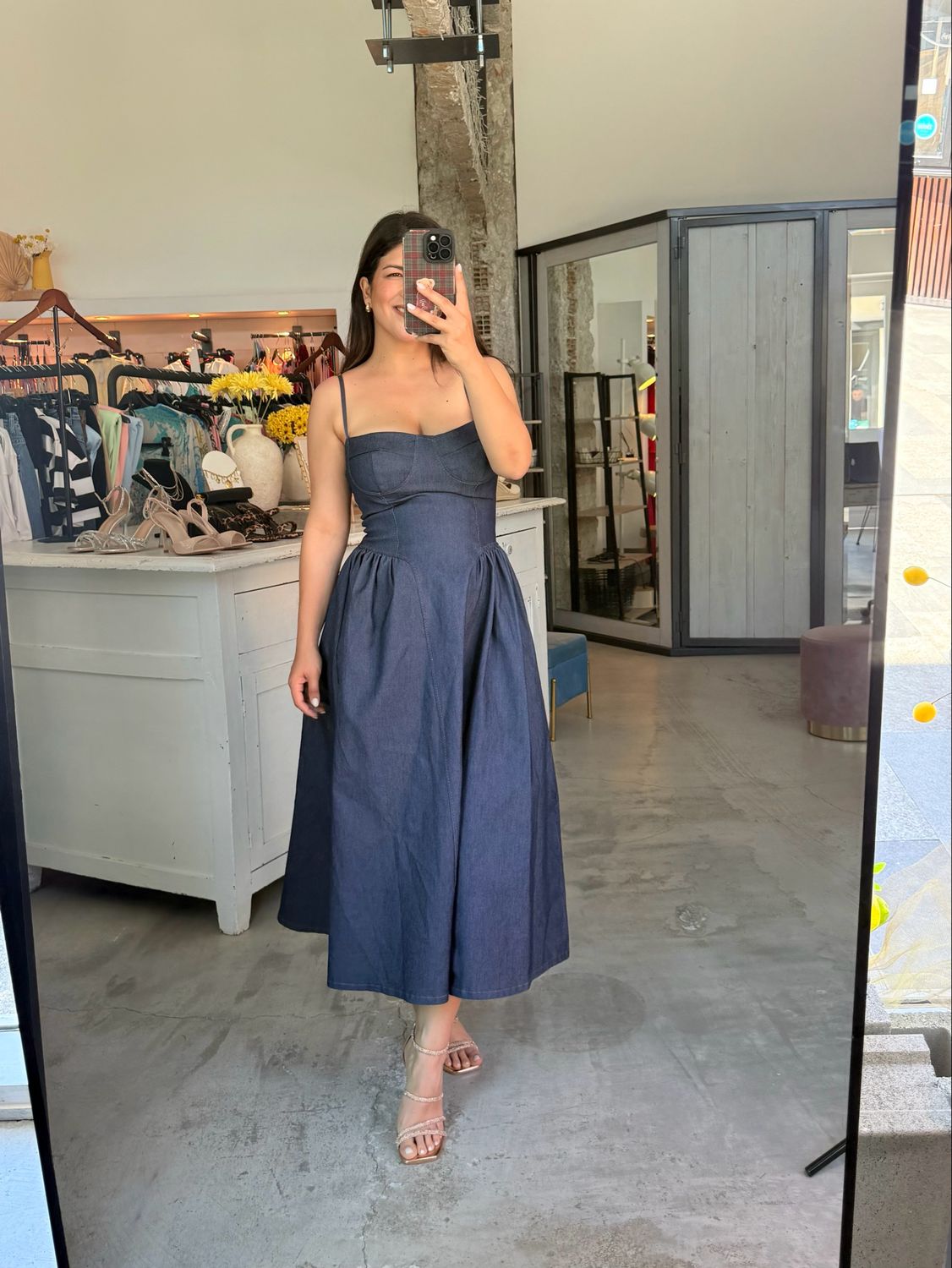 DENIM PRINCESS DRESS