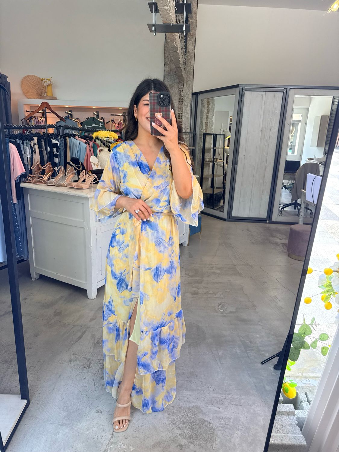 ROSALIE FLORAL WRAP DRESS