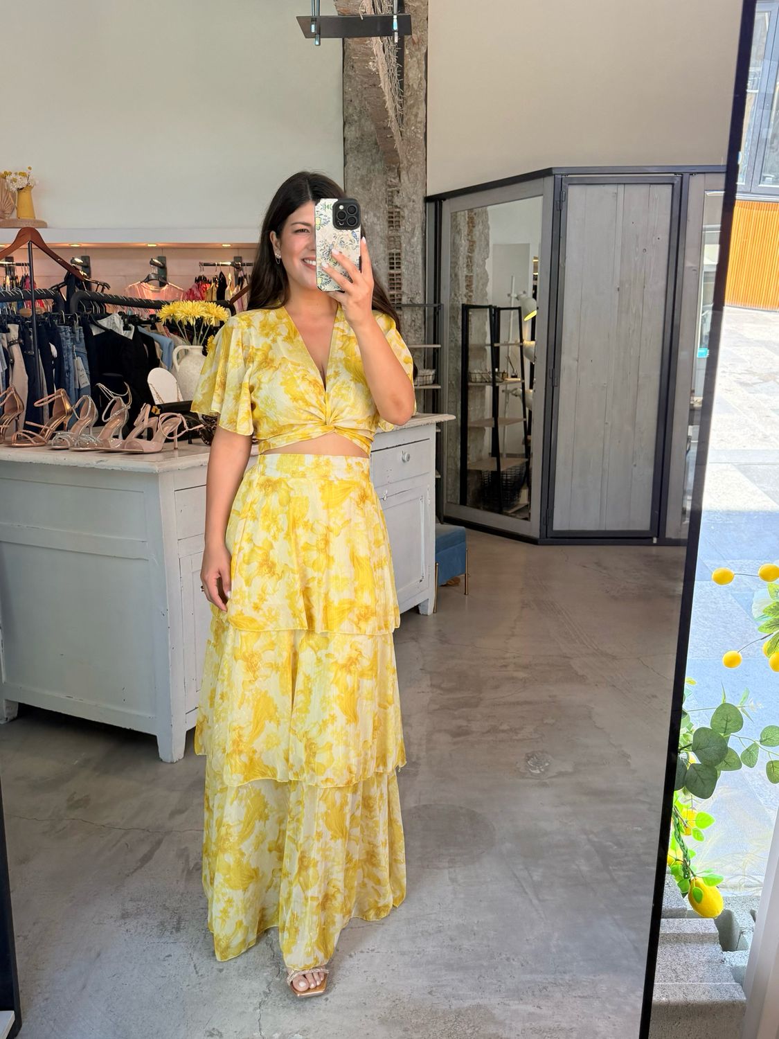SIERRA FLORAL SKIRT SET