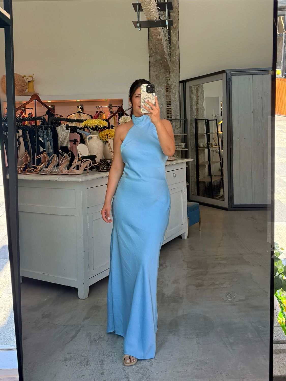 WILLA SATIN MAXI DRESS